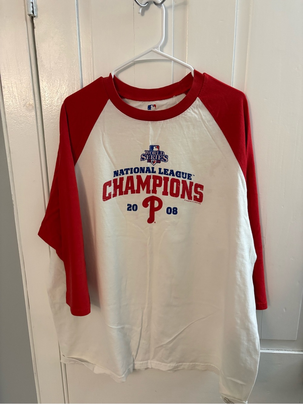 Genuine Merchandise White Tee with Red Trim
